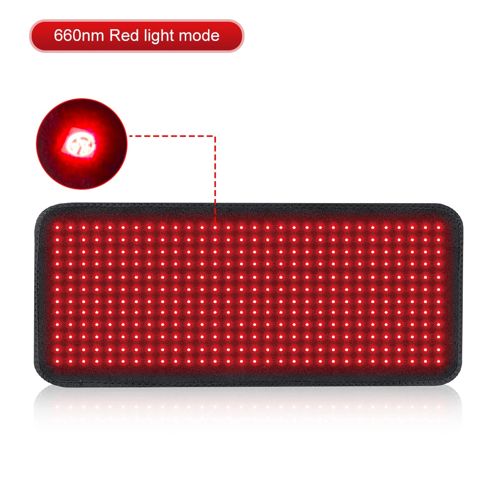 Red Light Therapy Heating Pad – Infrared 850nm Relief for Back, Waist & Shoulders