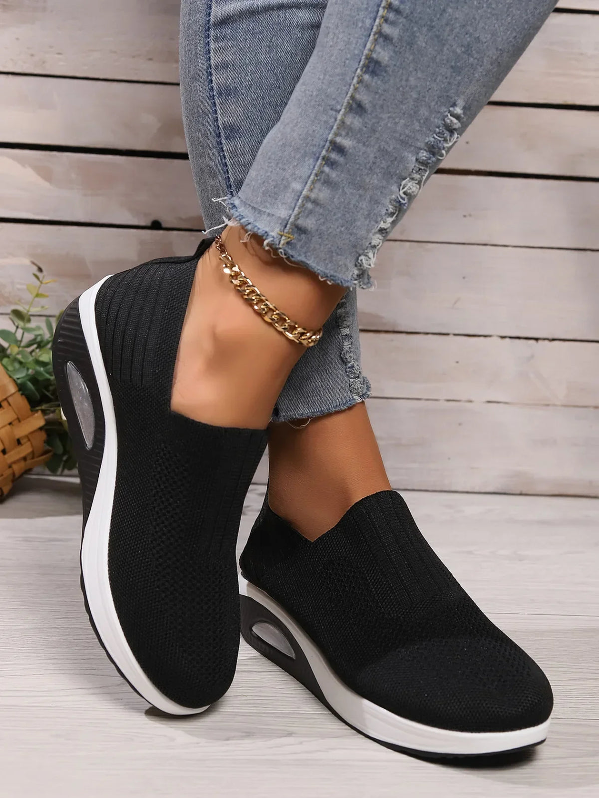 Women’s Breathable Air Cushion Running & Walking Sneakers