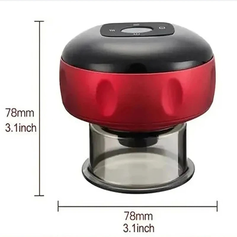 Plug-In Electric Heated Cupping Massager – Back & Neck Therapy Device