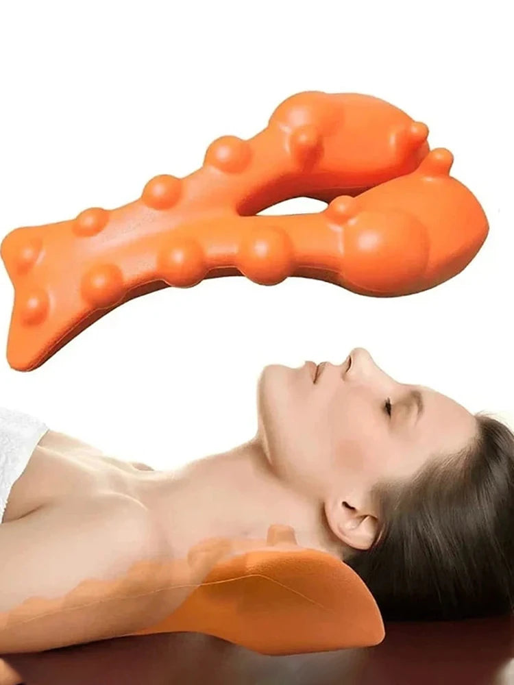 Cervical Neck Stretcher – Traction & Trigger Point Support Device
