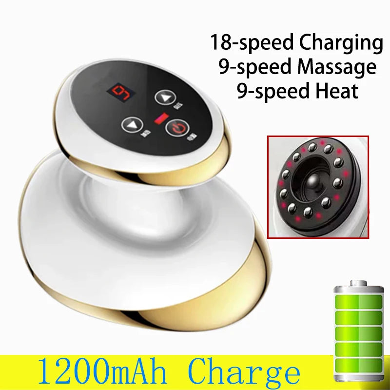 Electric Cupping Massager with Heat – Vacuum Therapy & Body Relaxation Device