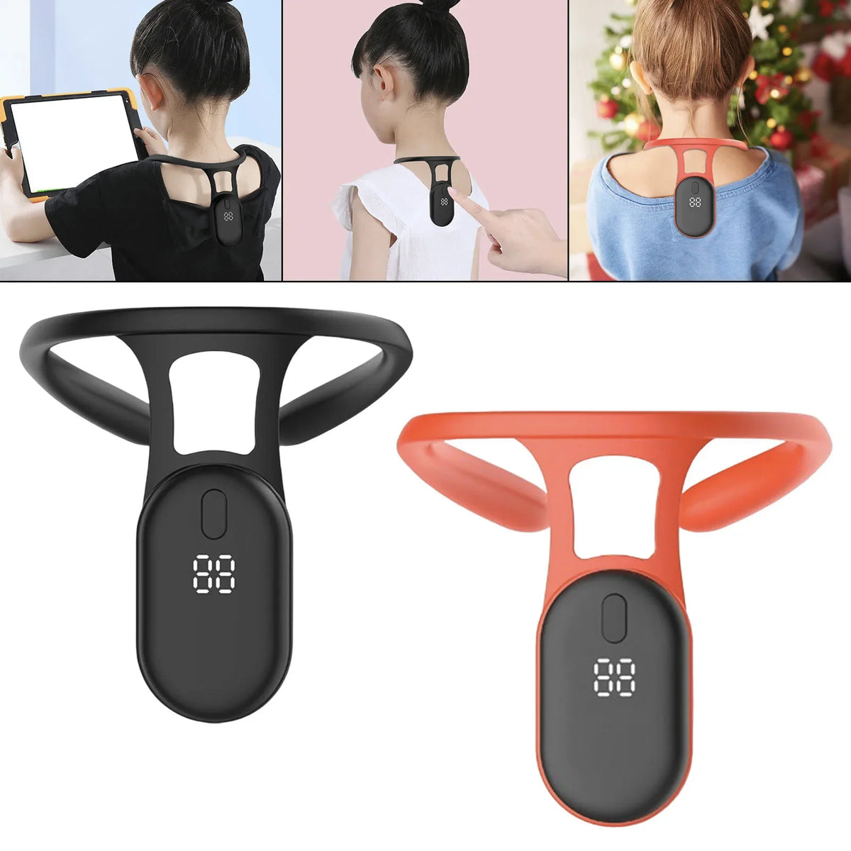 Smart Posture Corrector with Real-Time Vibration Reminder – Back Alignment Support