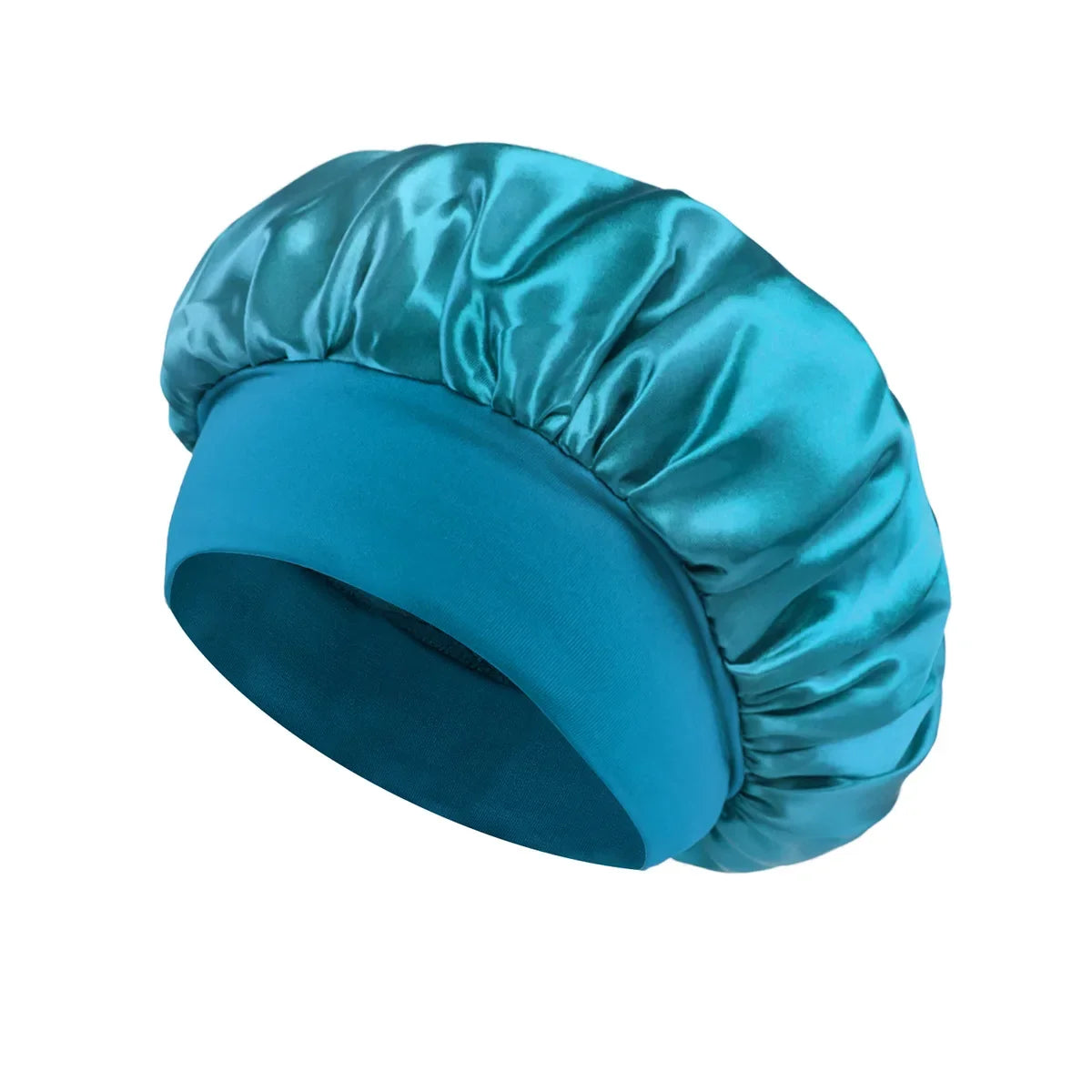 Women’s Satin Hair Bonnet – Soft Elastic Sleep Cap for Hair Care