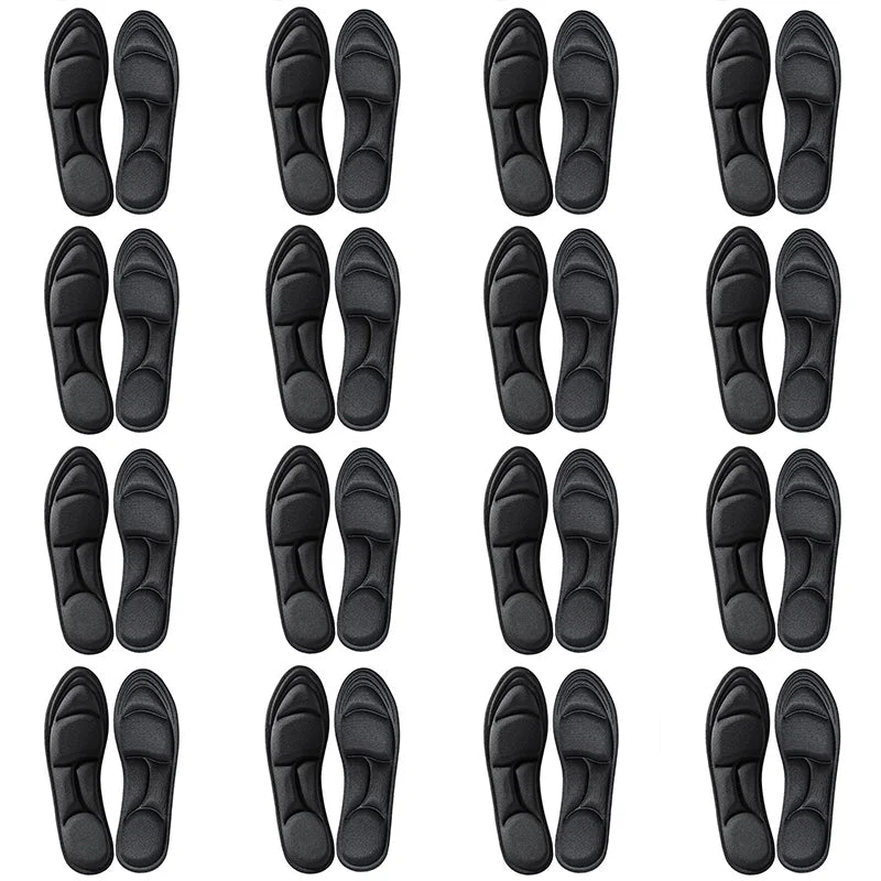 5D Memory Foam Insoles – Breathable Cushioned Support for Sports & Daily Wear