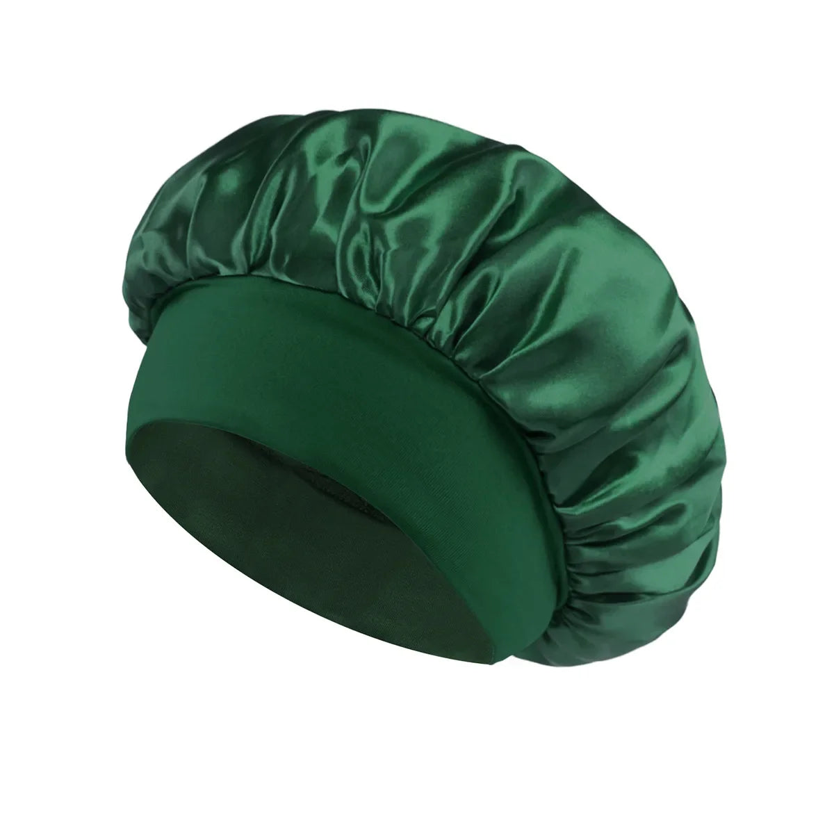 Women’s Satin Hair Bonnet – Soft Elastic Sleep Cap for Hair Care