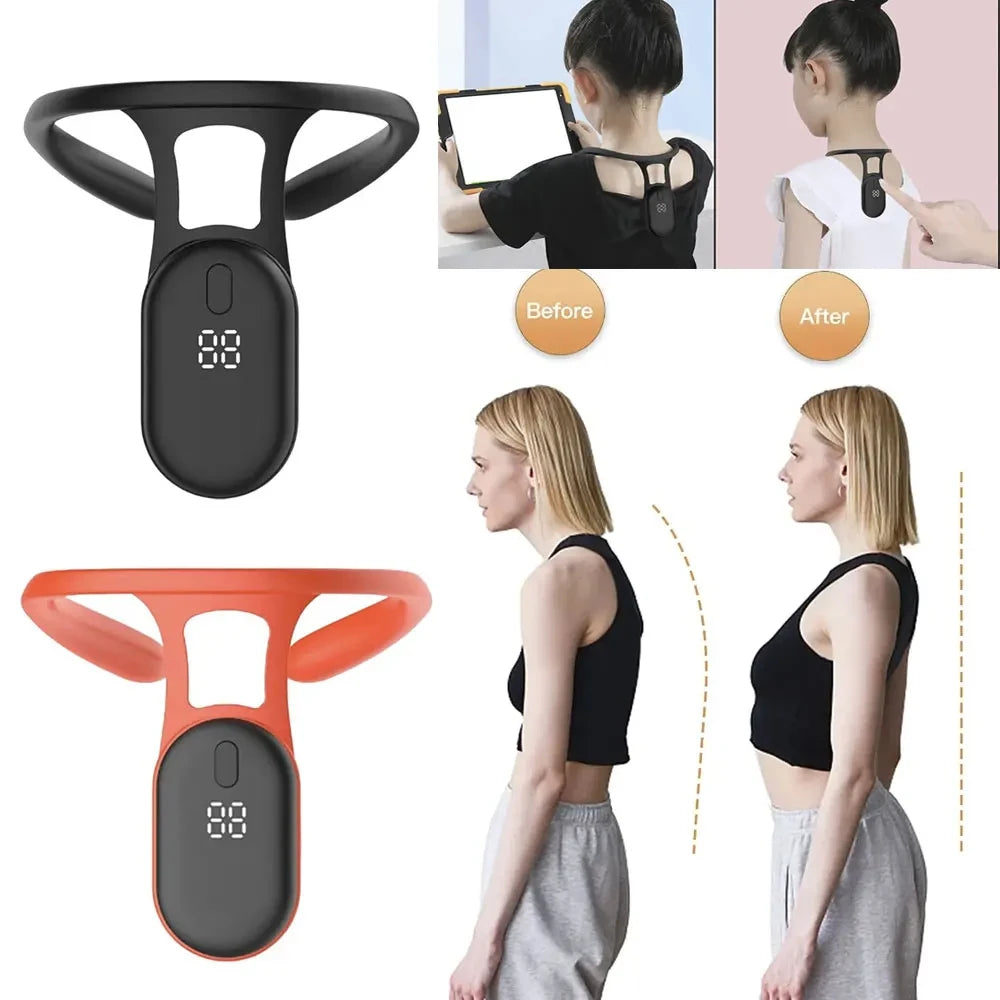 Smart Posture Corrector with Real-Time Vibration Reminder – Back Alignment Support