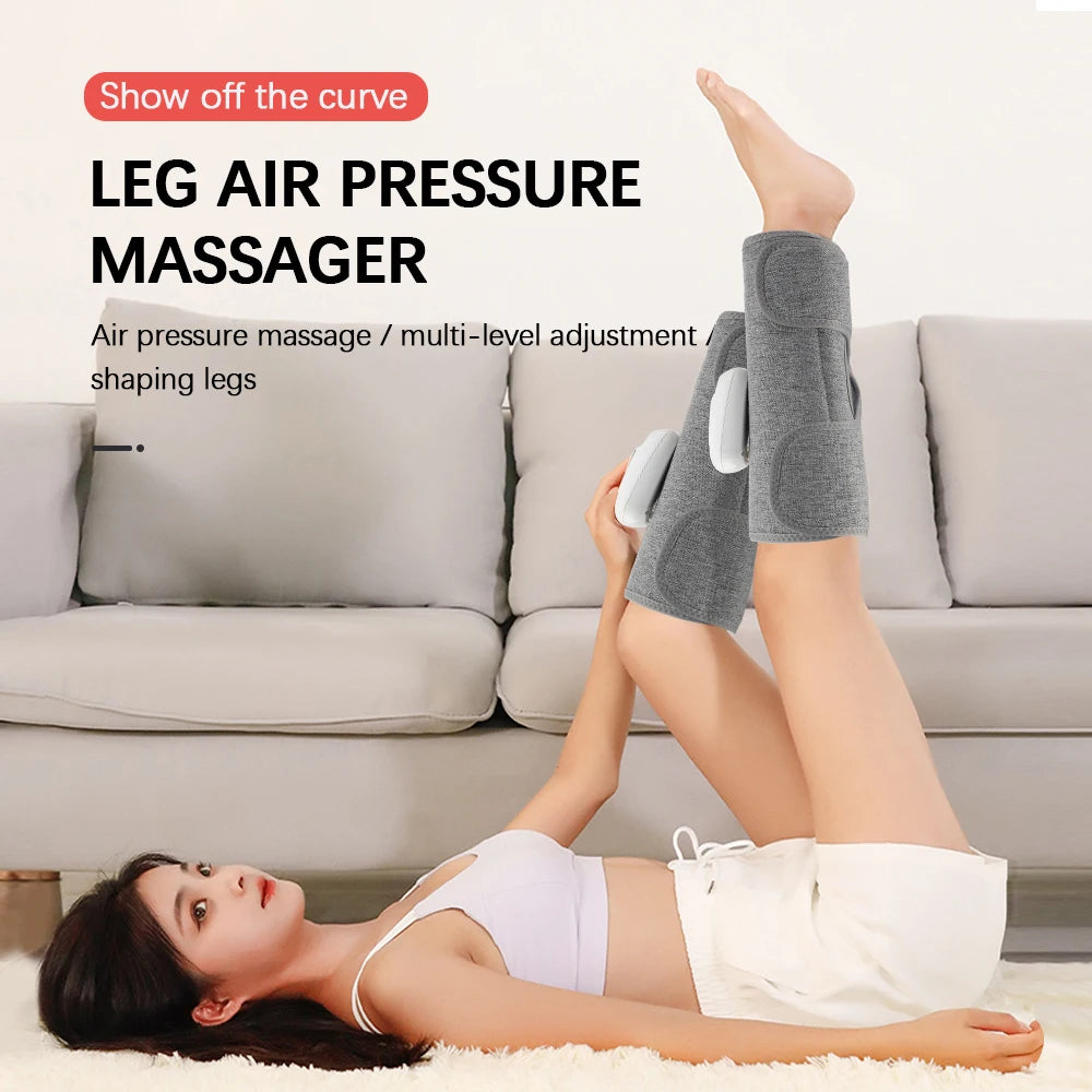 360° Air Compression Leg Massager – Wireless Calf Muscle Recovery