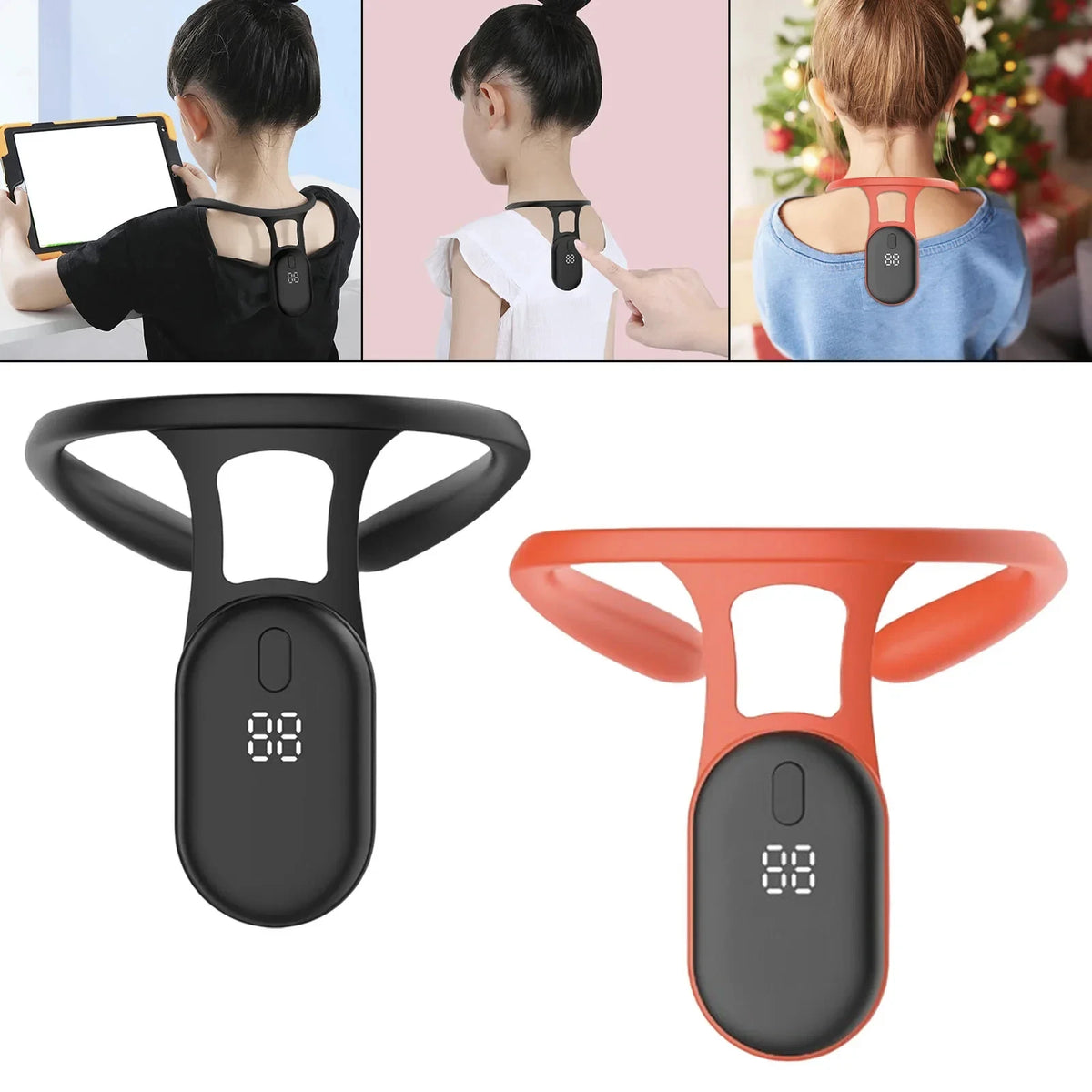 Smart Posture Corrector with Real-Time Vibration Reminder – Back Alignment Support