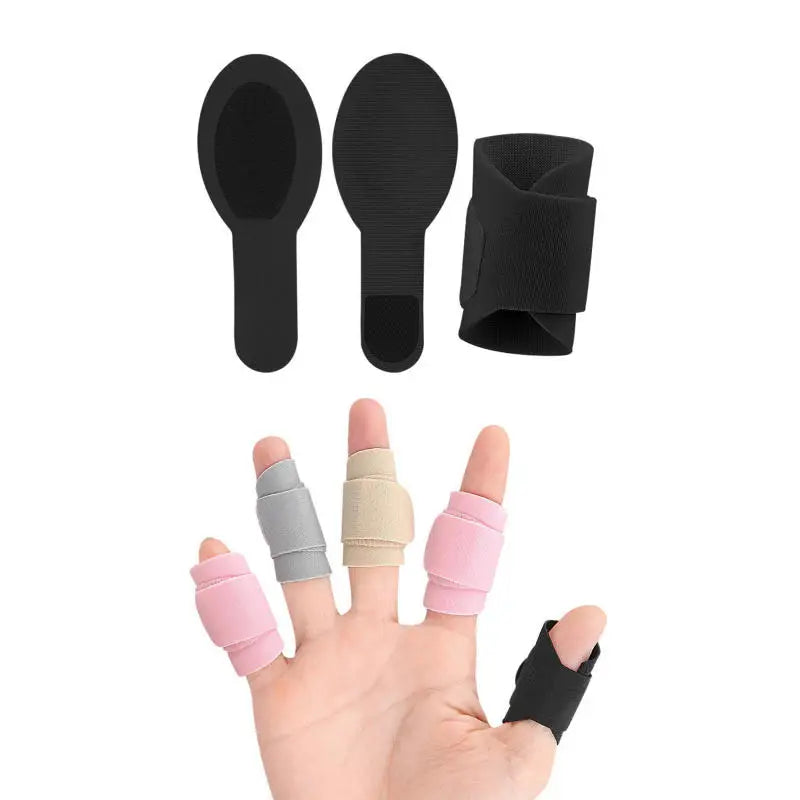 5-Piece Adjustable Finger Splint Set – Support Braces for Finger Stability & Protection