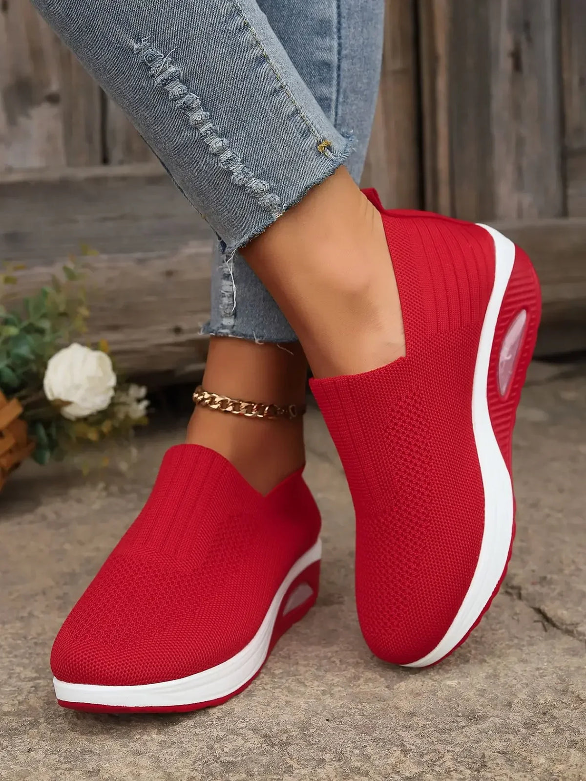 Women’s Breathable Air Cushion Running & Walking Sneakers