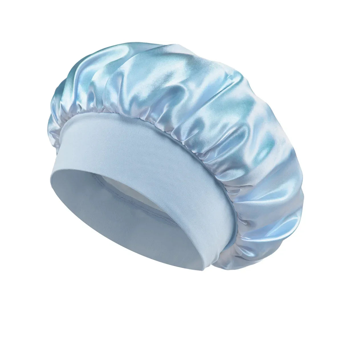 Women’s Satin Hair Bonnet – Soft Elastic Sleep Cap for Hair Care