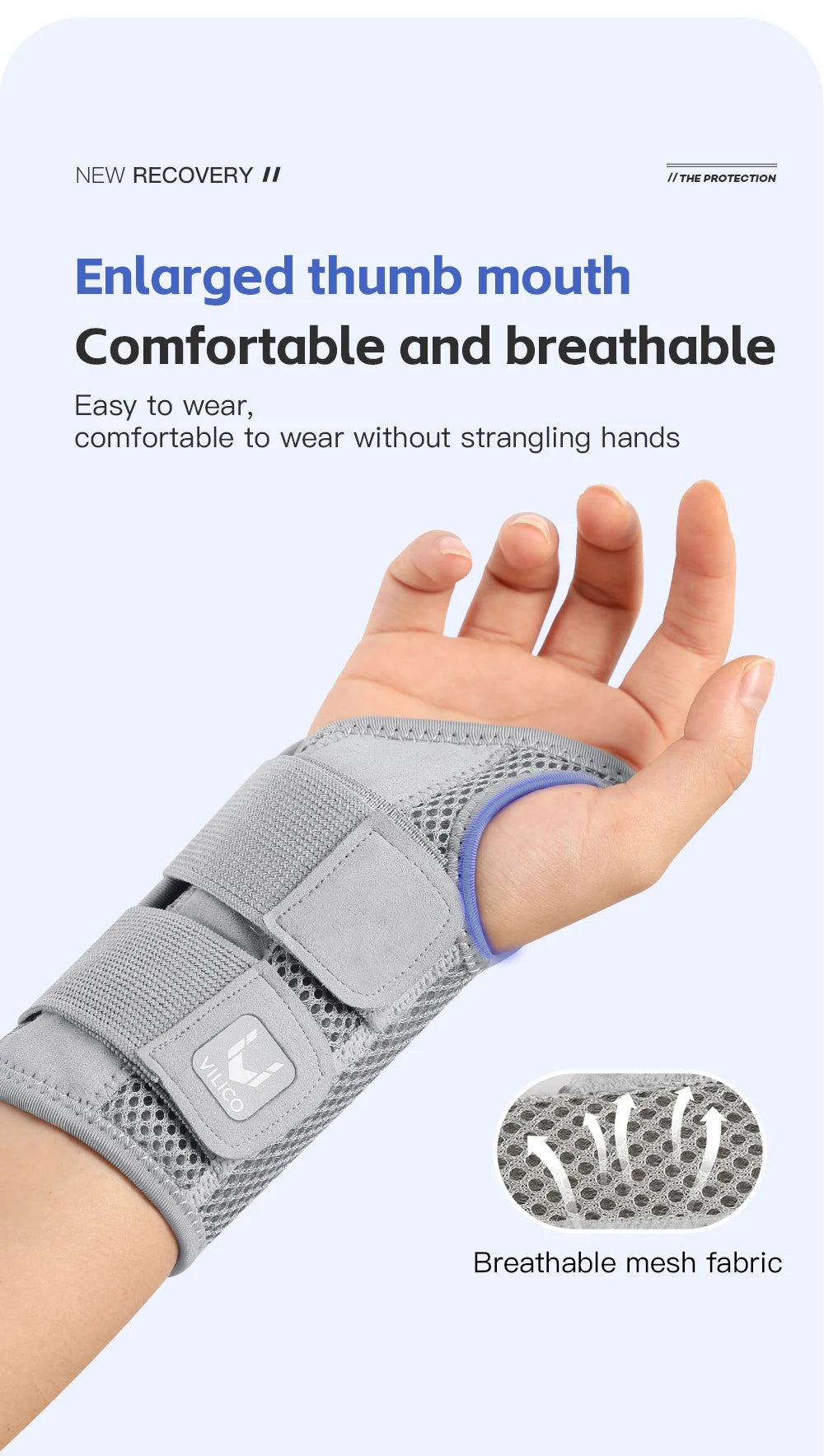 Wrist Stabilising Brace – Adjustable Support with Built-In Splint