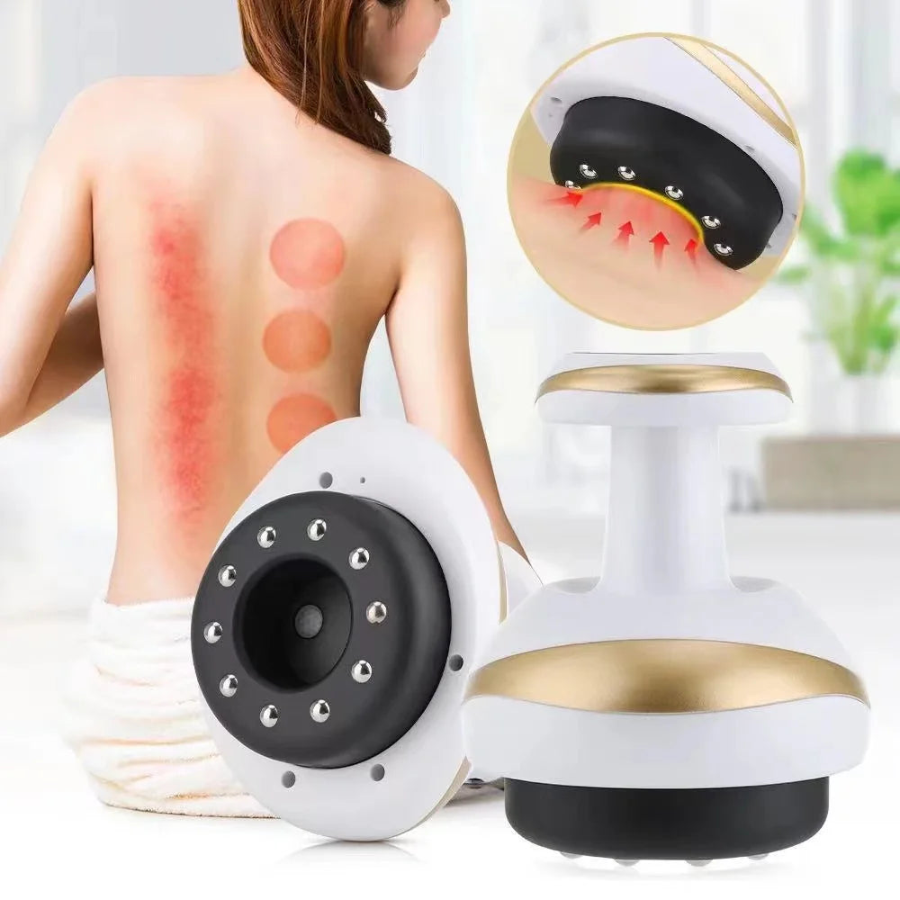 Electric Cupping Massager with Heat – Vacuum Therapy & Body Relaxation Device