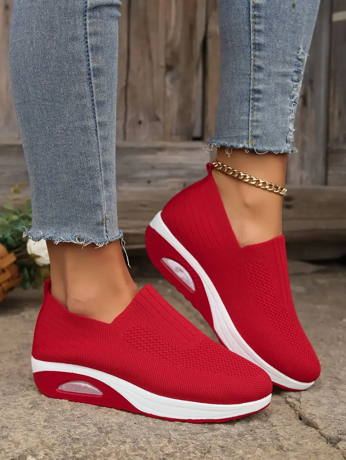 Women’s Breathable Air Cushion Running & Walking Sneakers