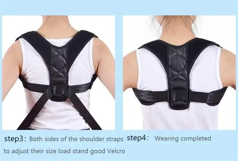 Adjustable Back Posture Corrector – Breathable Support Brace