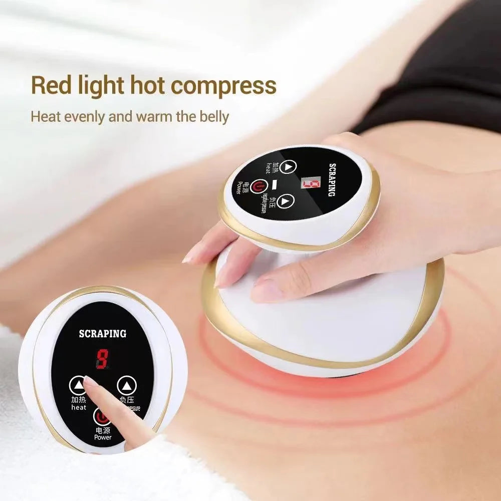 Electric Cupping Massager with Heat – Vacuum Therapy & Body Relaxation Device
