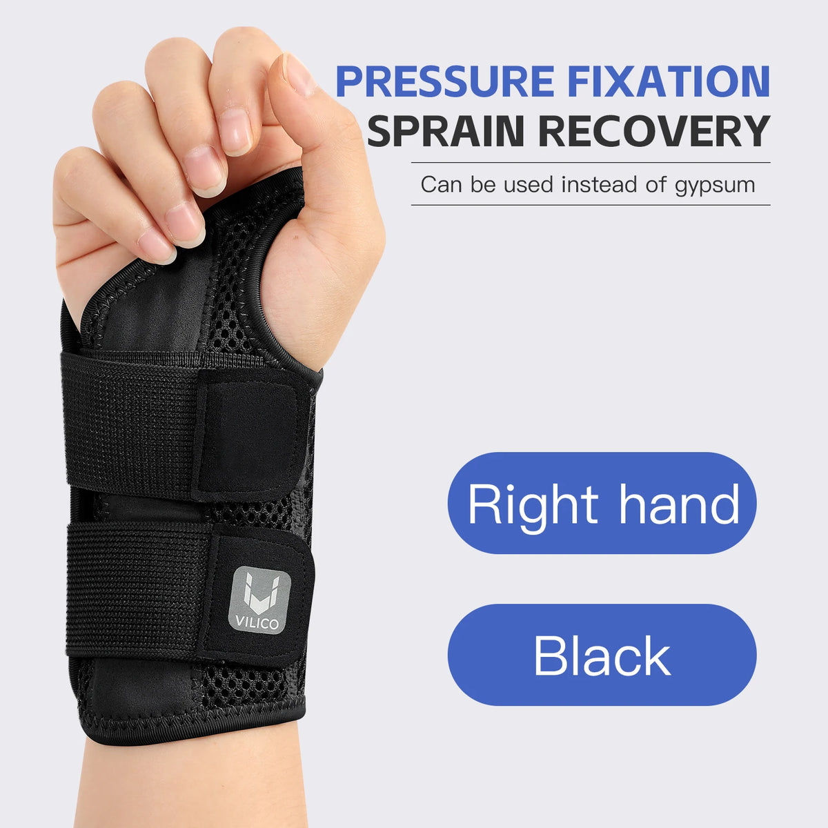 Wrist Stabilising Brace – Adjustable Support with Built-In Splint