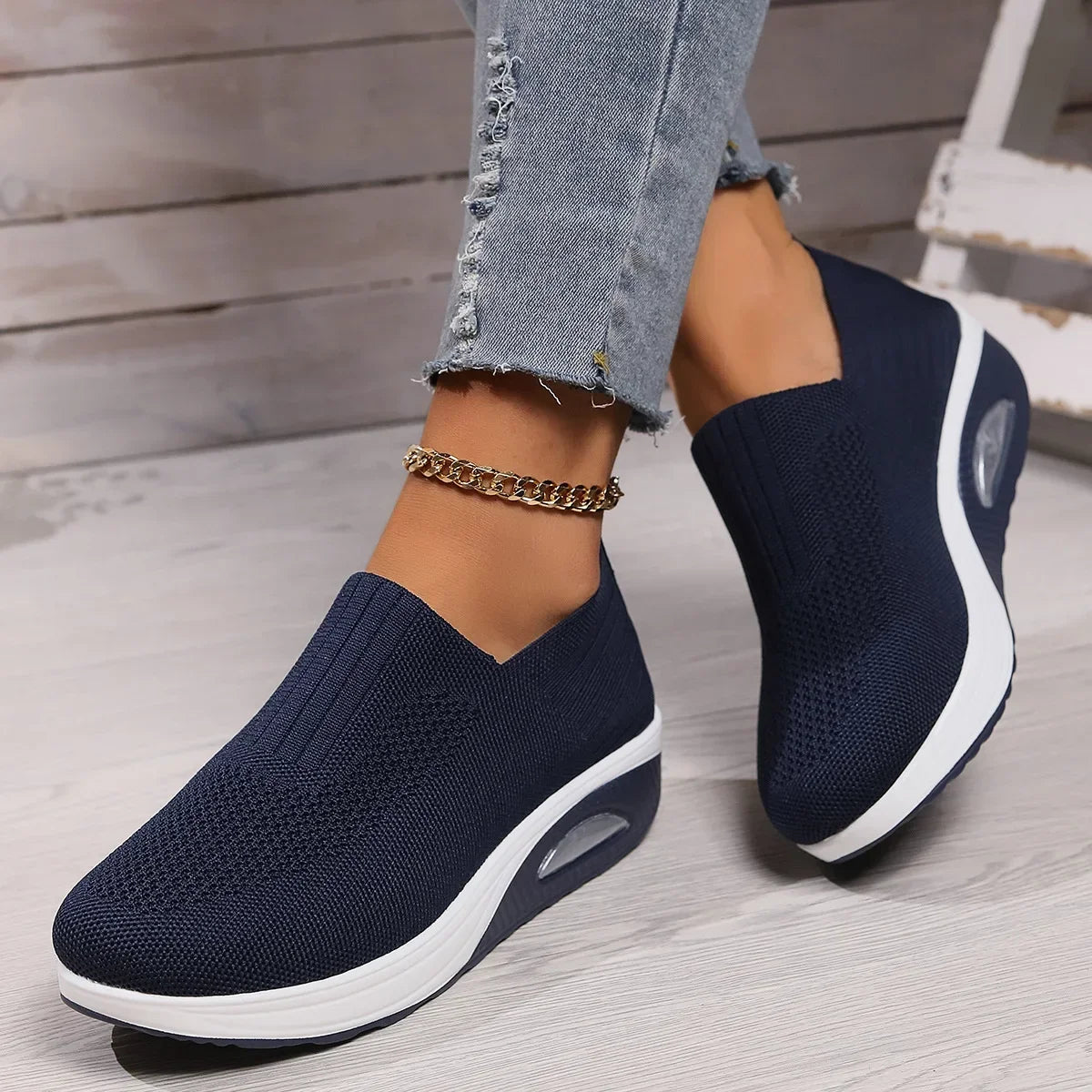 Women’s Breathable Air Cushion Running & Walking Sneakers