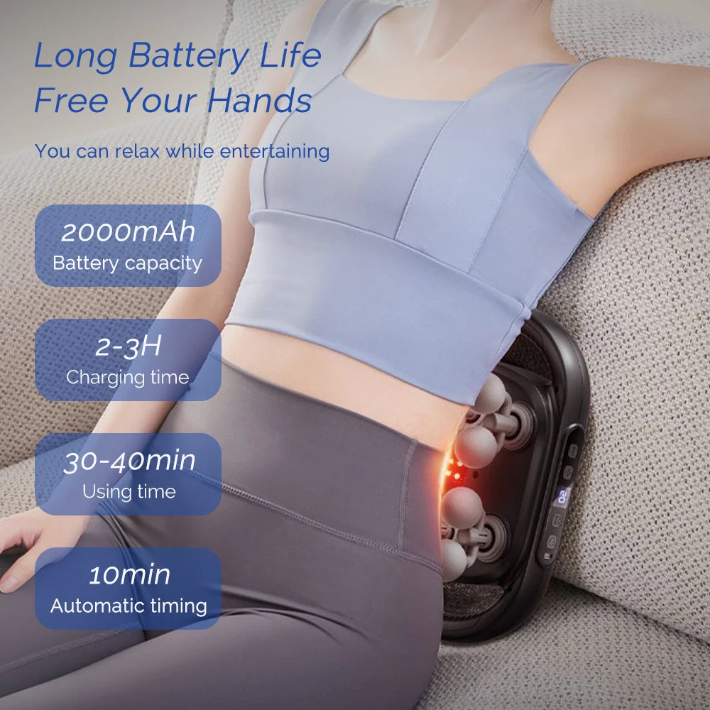 16-Head Percussion Massage Gun – High-Frequency Muscle Relief Device