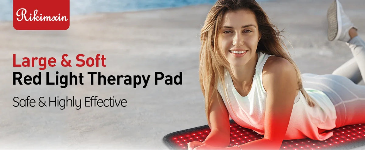 Red Light Therapy Heating Pad – Infrared 850nm Relief for Back, Waist & Shoulders
