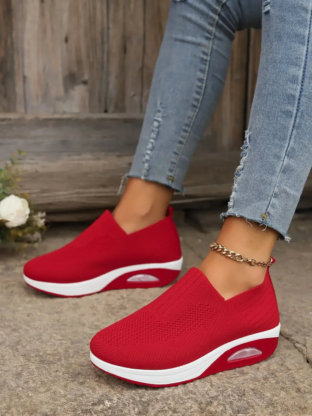 Women’s Breathable Air Cushion Running & Walking Sneakers