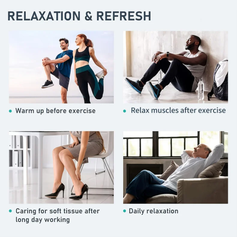 Electric Pneumatic Leg Massager – Extended Thigh, Calf & Foot Compression with Remote