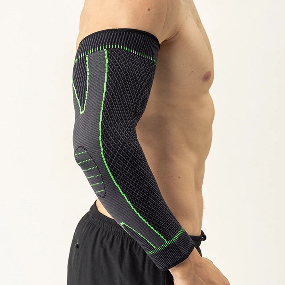 Breathable Elbow Compression Sleeve – Non-Slip Arm Support for Sports & Workouts
