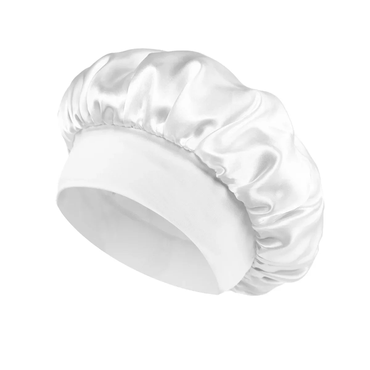 Women’s Satin Hair Bonnet – Soft Elastic Sleep Cap for Hair Care