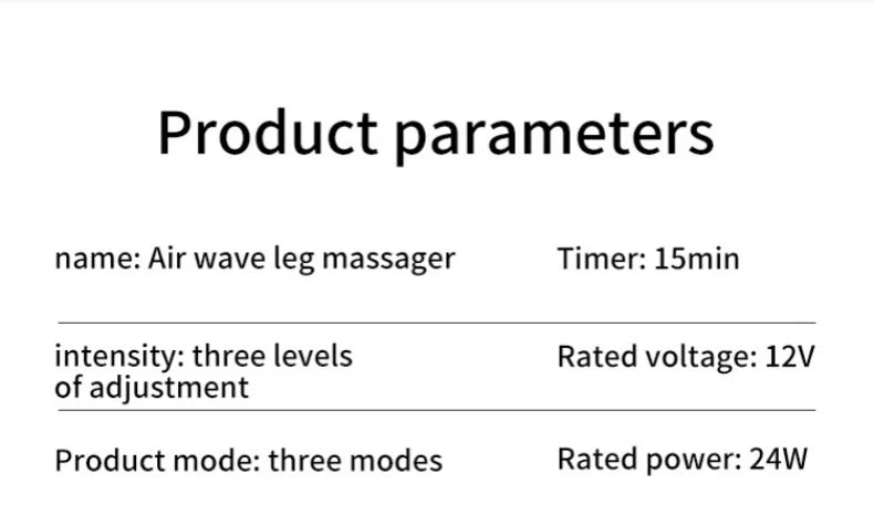 Electric Pneumatic Leg Massager – Extended Thigh, Calf & Foot Compression with Remote