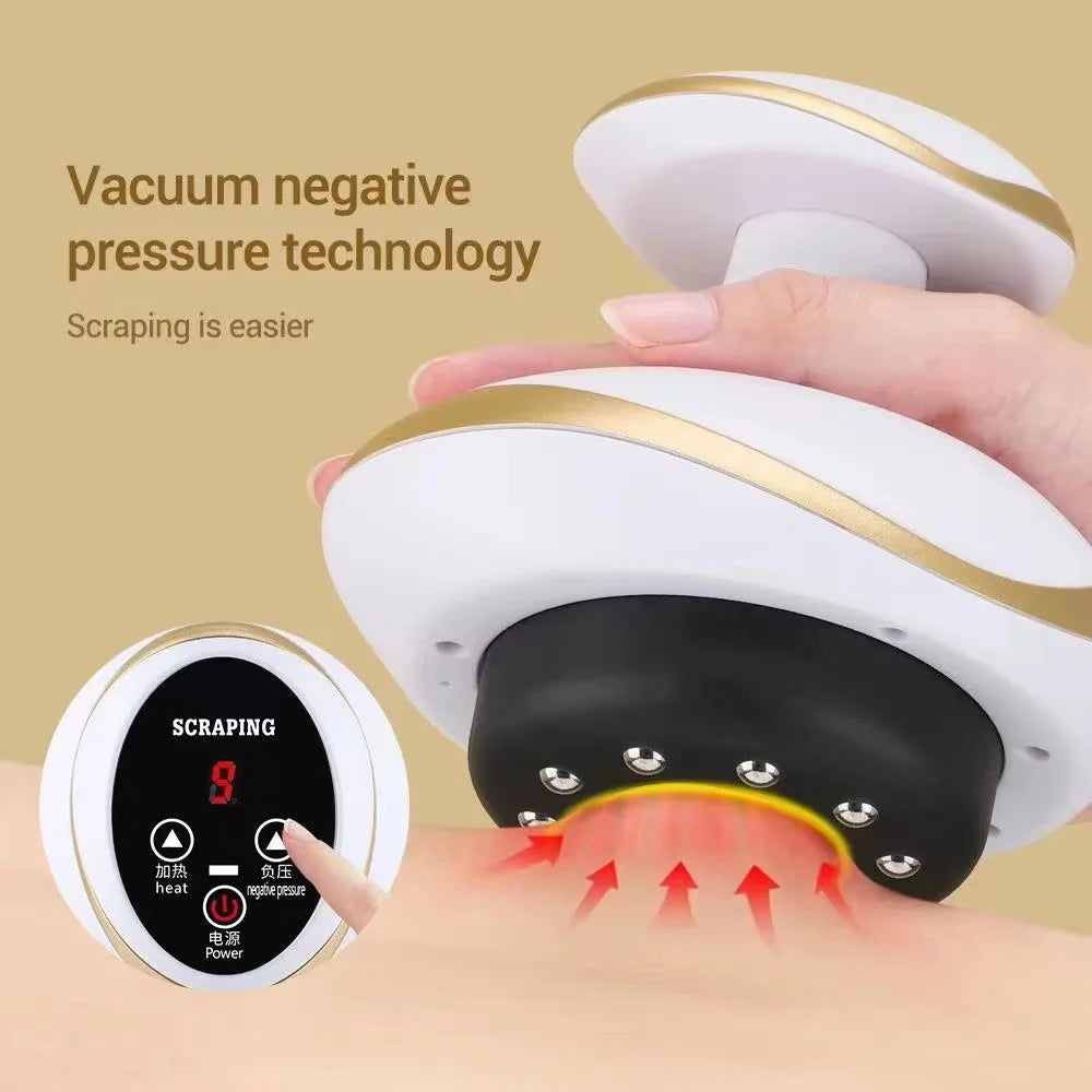 Electric Cupping Massager with Heat – Vacuum Therapy & Body Relaxation Device
