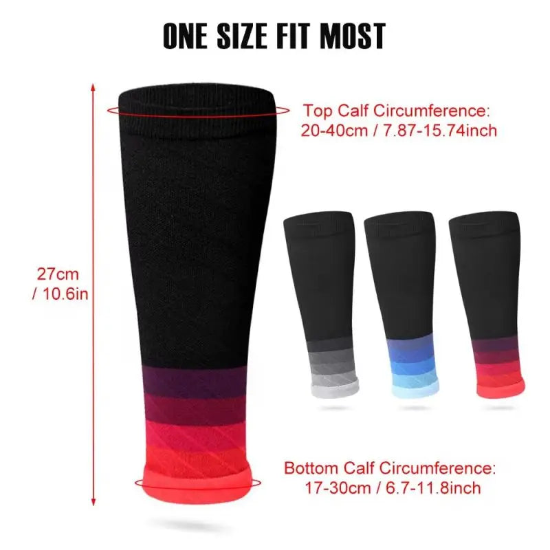 Running Compression Calf Sleeves – 20–30mmHg Leg Support for Men & Women