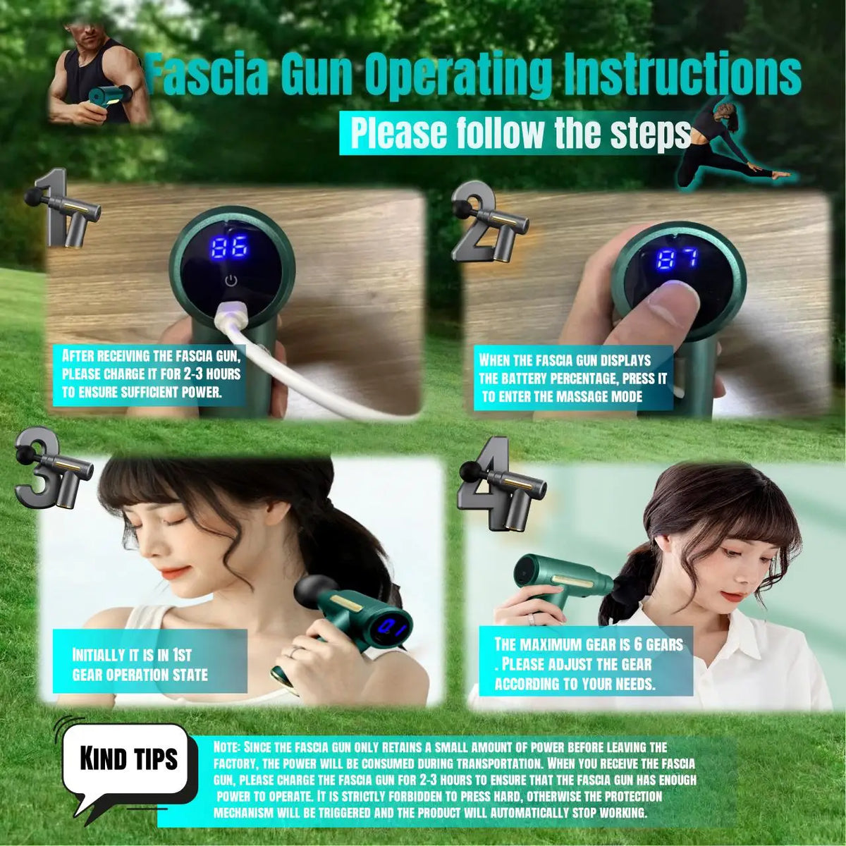 Mini Percussion Massage Gun – Handheld Muscle Recovery Device