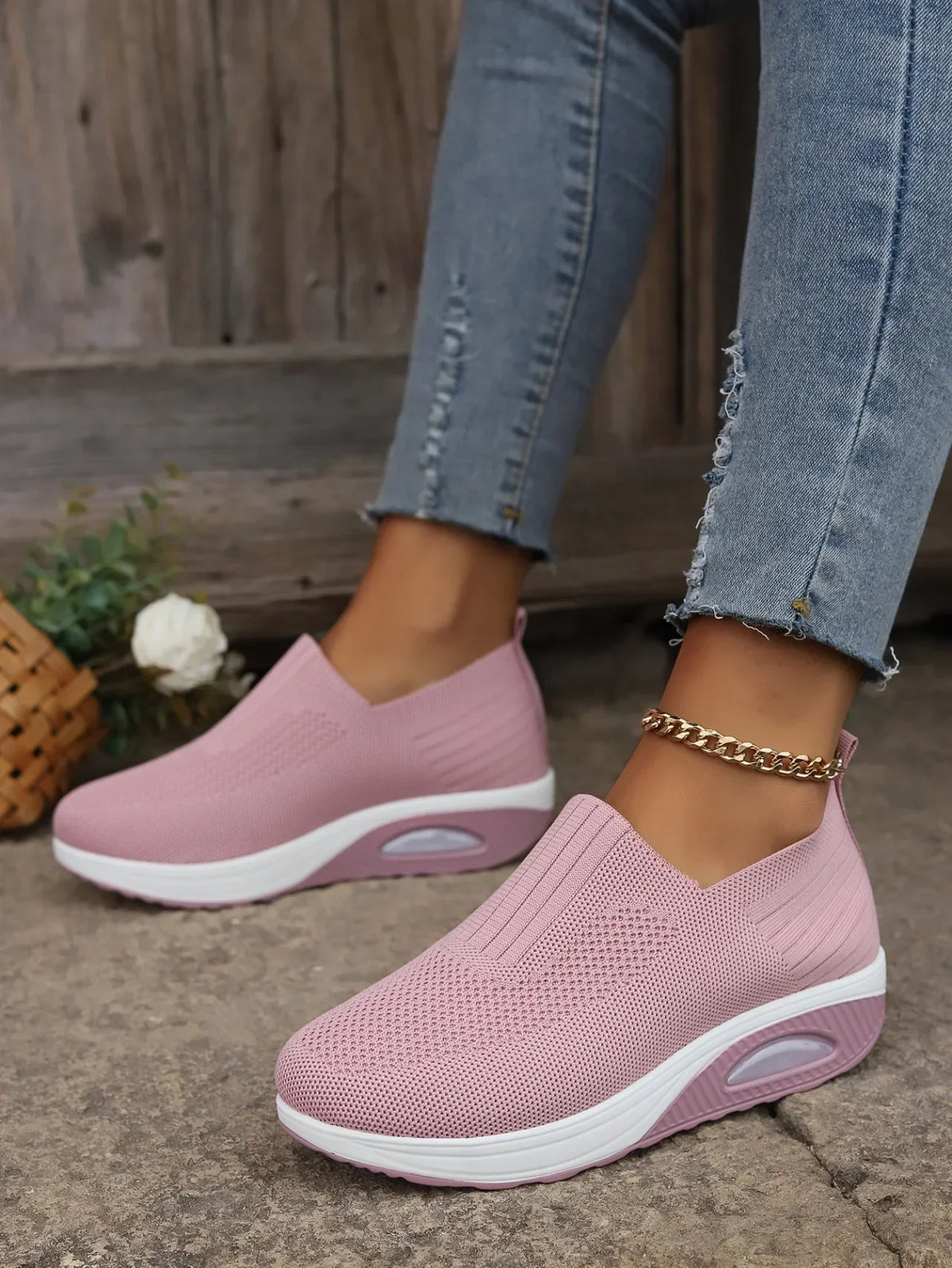 Women’s Breathable Air Cushion Running & Walking Sneakers