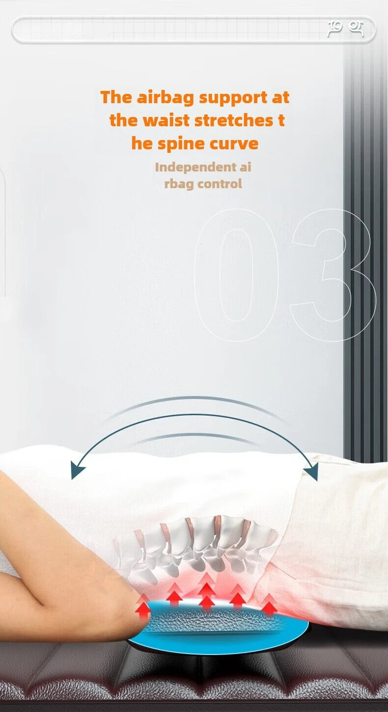 Full Body Massage Mat with Heat – Airbag Compression & Vibration Massage Cushion