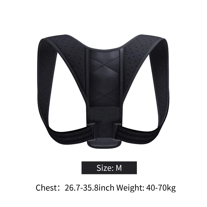 Adjustable Back Posture Corrector – Breathable Support Brace