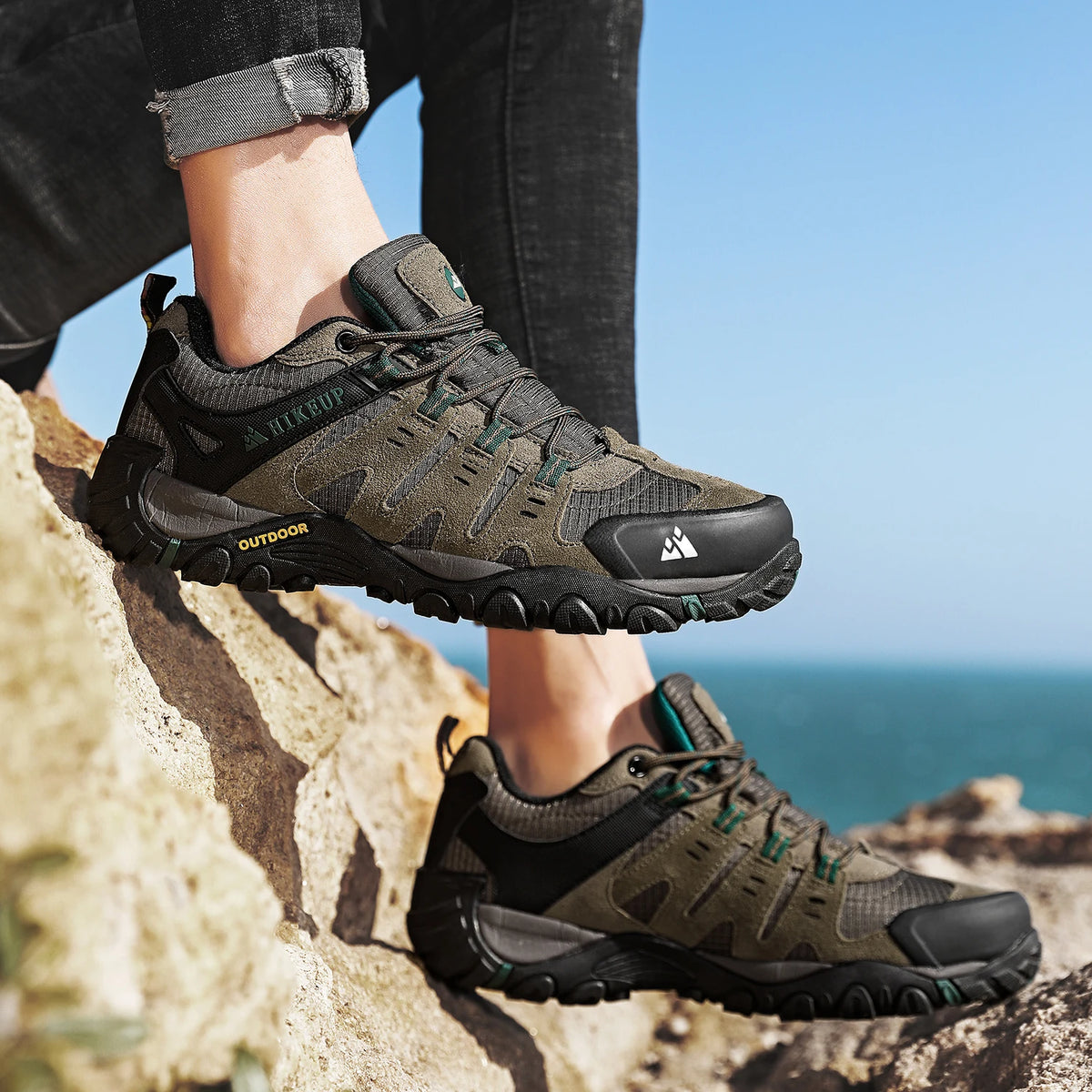 Men’s Trekking & Hiking Shoes – Wear-Resistant Outdoor Sneakers
