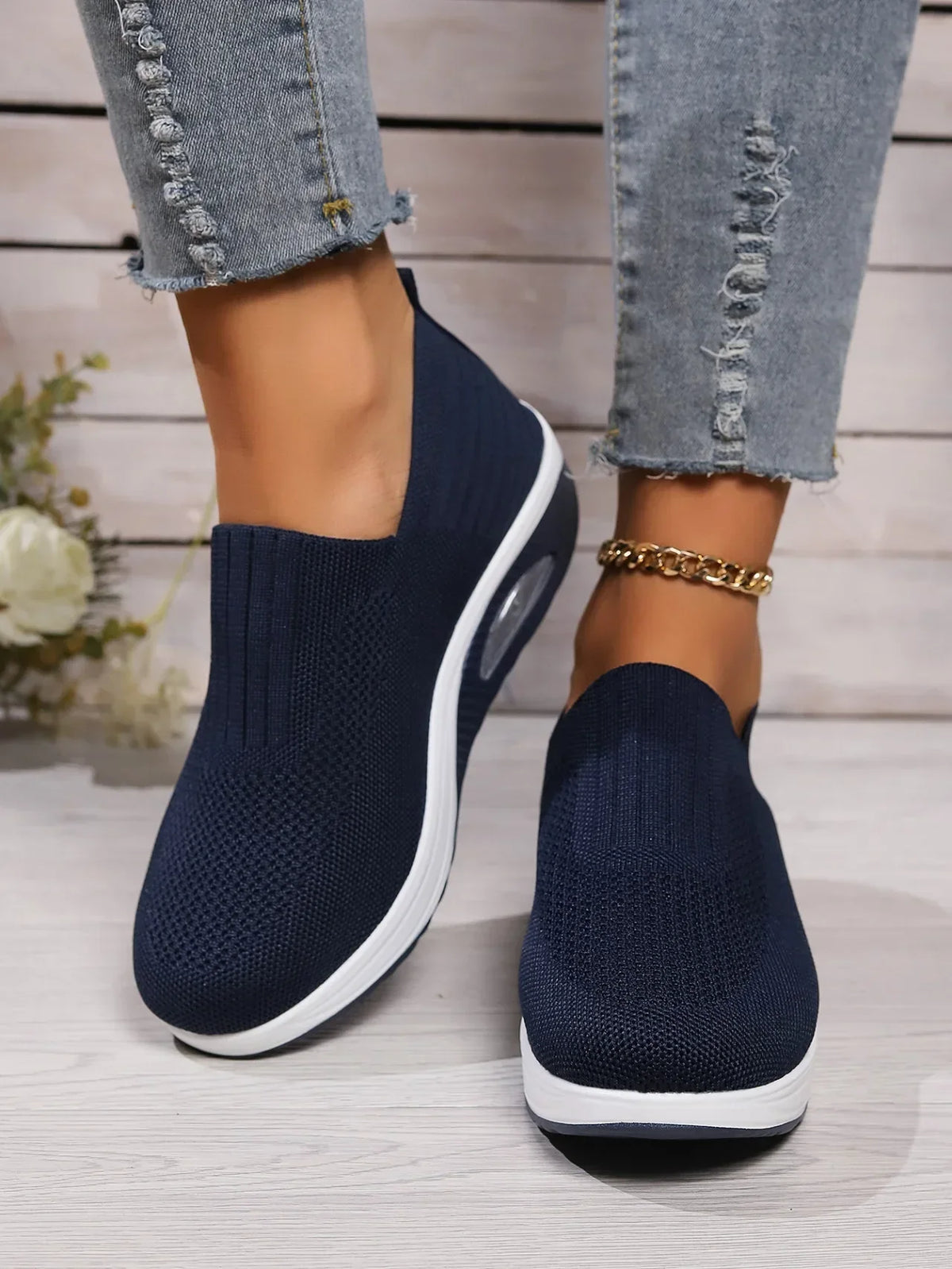 Women’s Breathable Air Cushion Running & Walking Sneakers