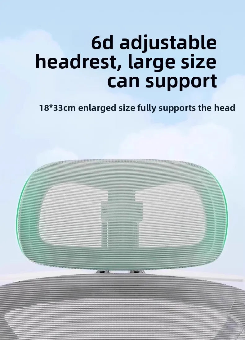 Ergonomic Gaming & Office Chair – Reclining with Lumbar Support & 4D Armrests