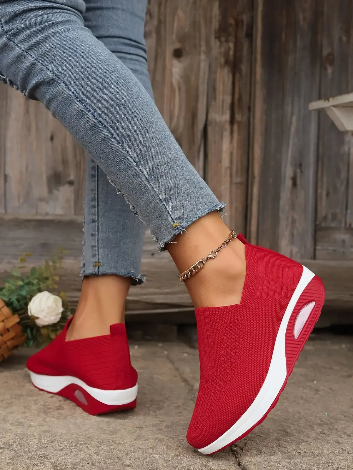 Women’s Breathable Air Cushion Running & Walking Sneakers
