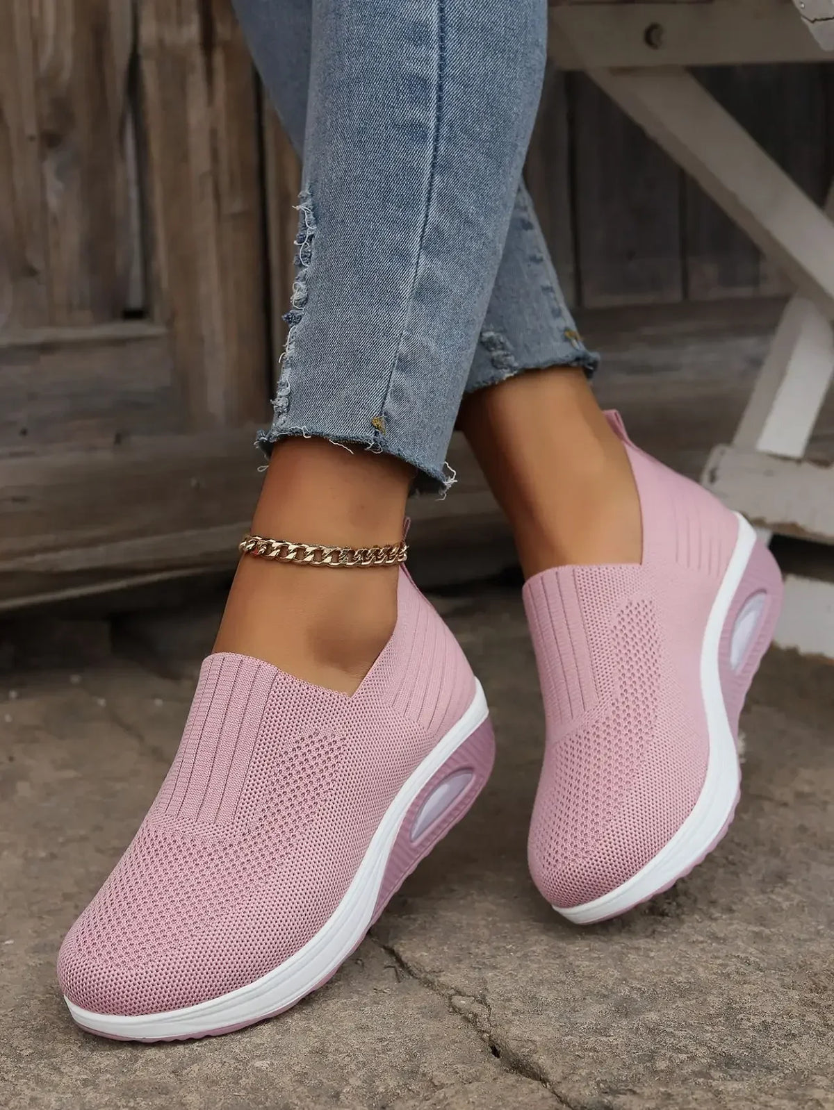 Women’s Breathable Air Cushion Running & Walking Sneakers