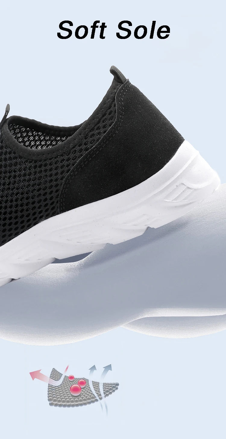 Lightweight Breathable Men’s Casual Shoes – Slip-On Outdoor Walking Sneakers (Size 39–47)