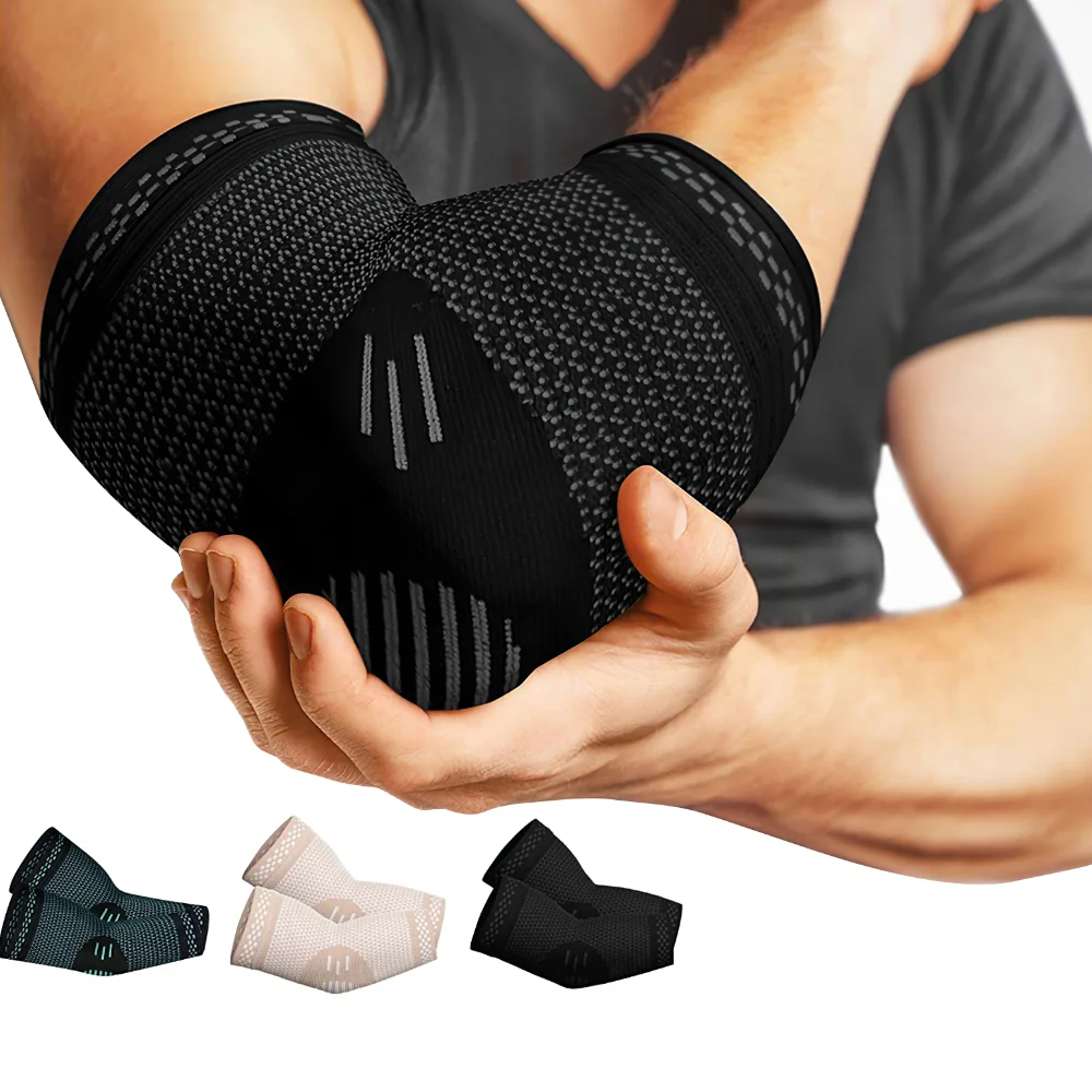 Compression Elbow Sleeve – Breathable Elastic Support for Sports