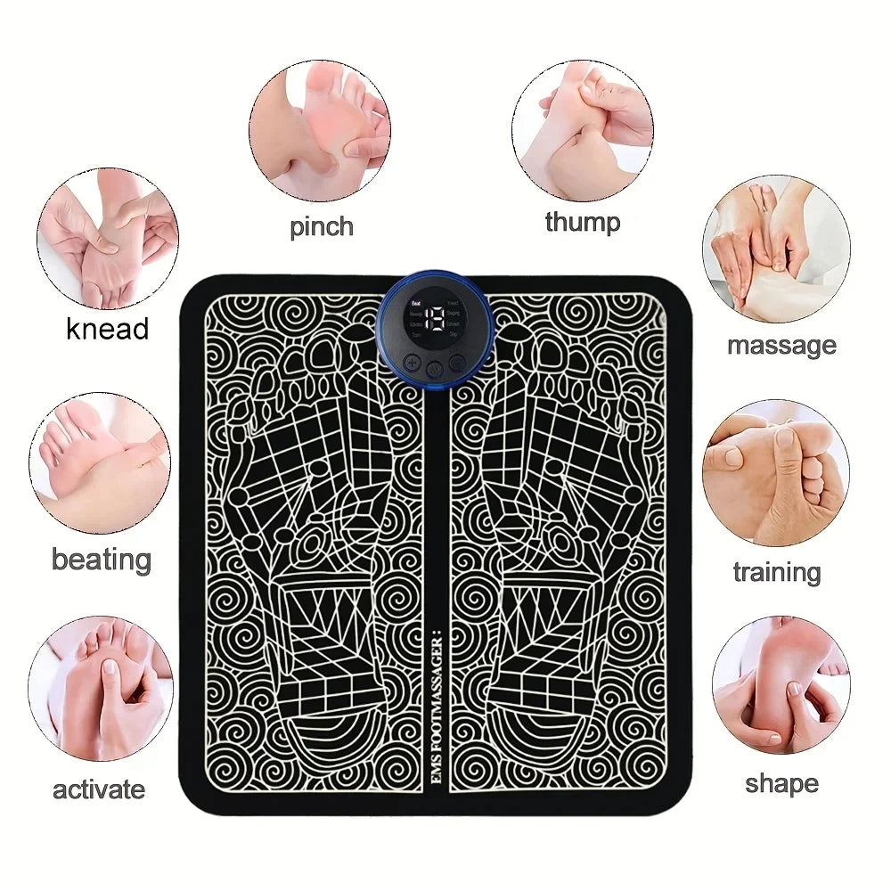 Electric EMS Foot Massager Mat – Muscle Training & Relaxation Tool