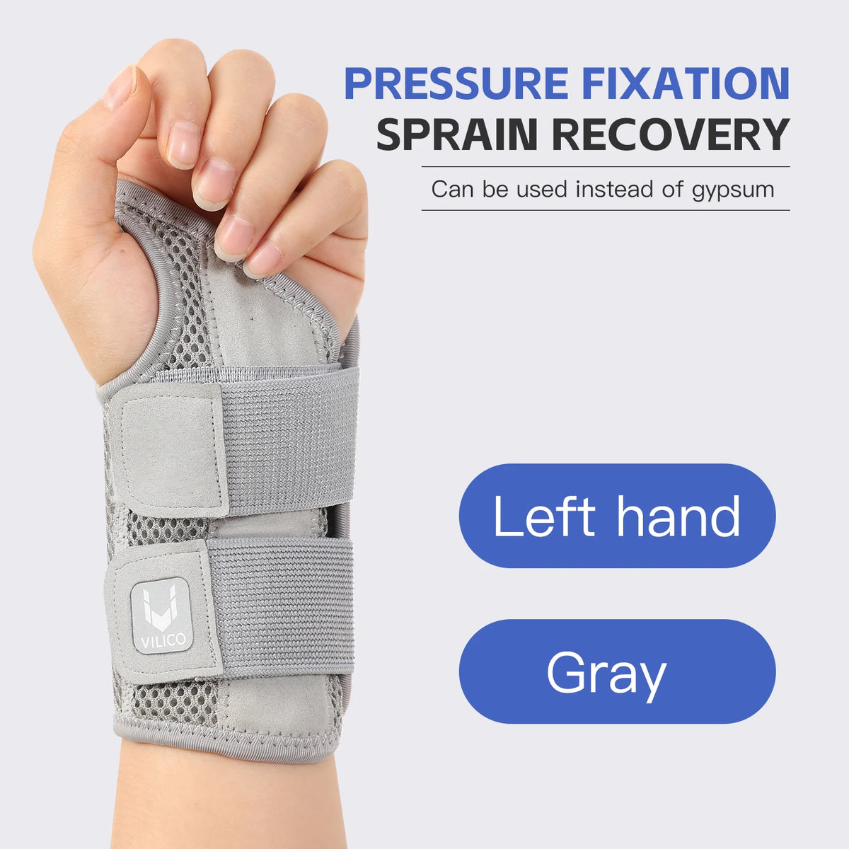 Wrist Stabilising Brace – Adjustable Support with Built-In Splint