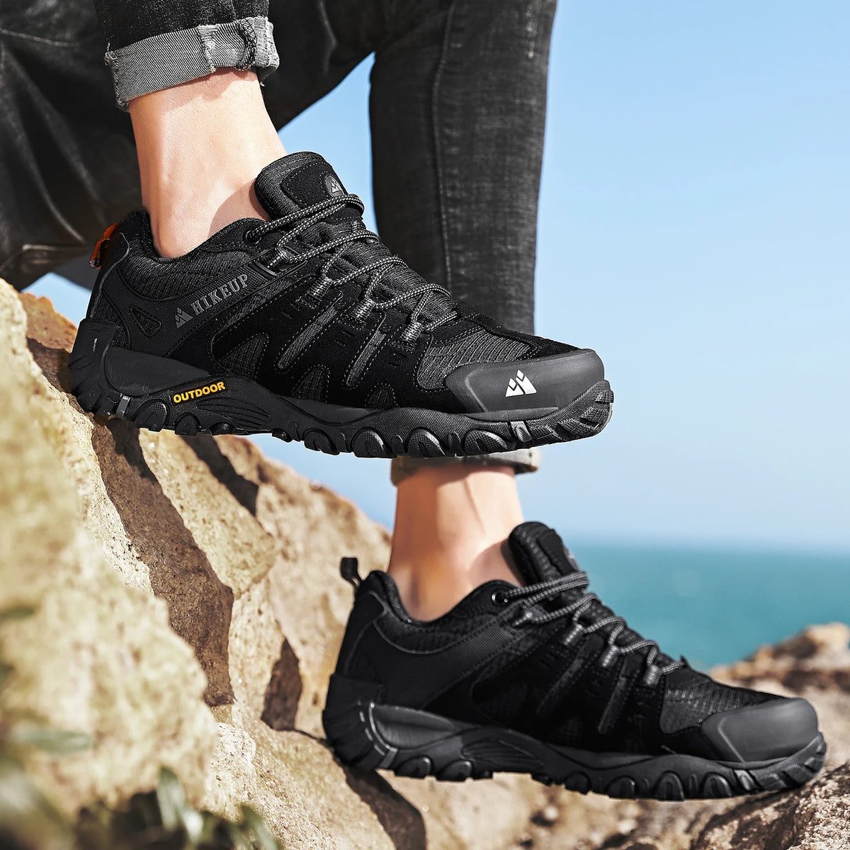 Men’s Trekking & Hiking Shoes – Wear-Resistant Outdoor Sneakers