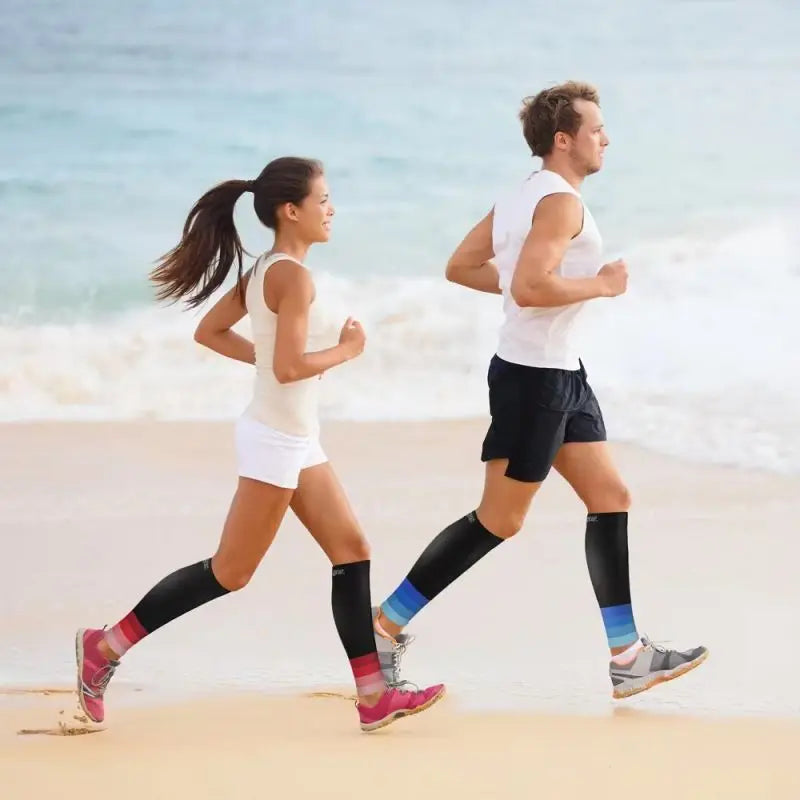 Running Compression Calf Sleeves – 20–30mmHg Leg Support for Men & Women
