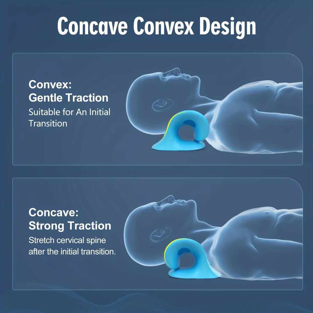 Portable Cervical Massage Pillow – Neck Alignment & Support Device