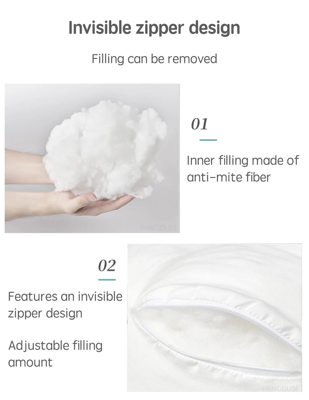 Adjustable Pregnancy Body Pillow Set – Maternity Support Cushion for Side Sleepers