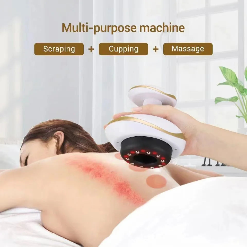 Electric Cupping Massager with Heat – Vacuum Therapy & Body Relaxation Device