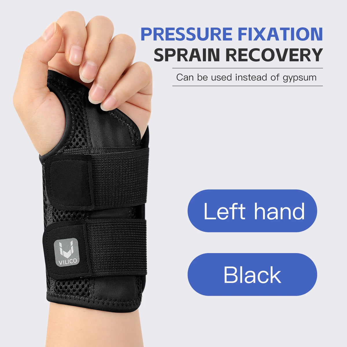 Wrist Stabilising Brace – Adjustable Support with Built-In Splint